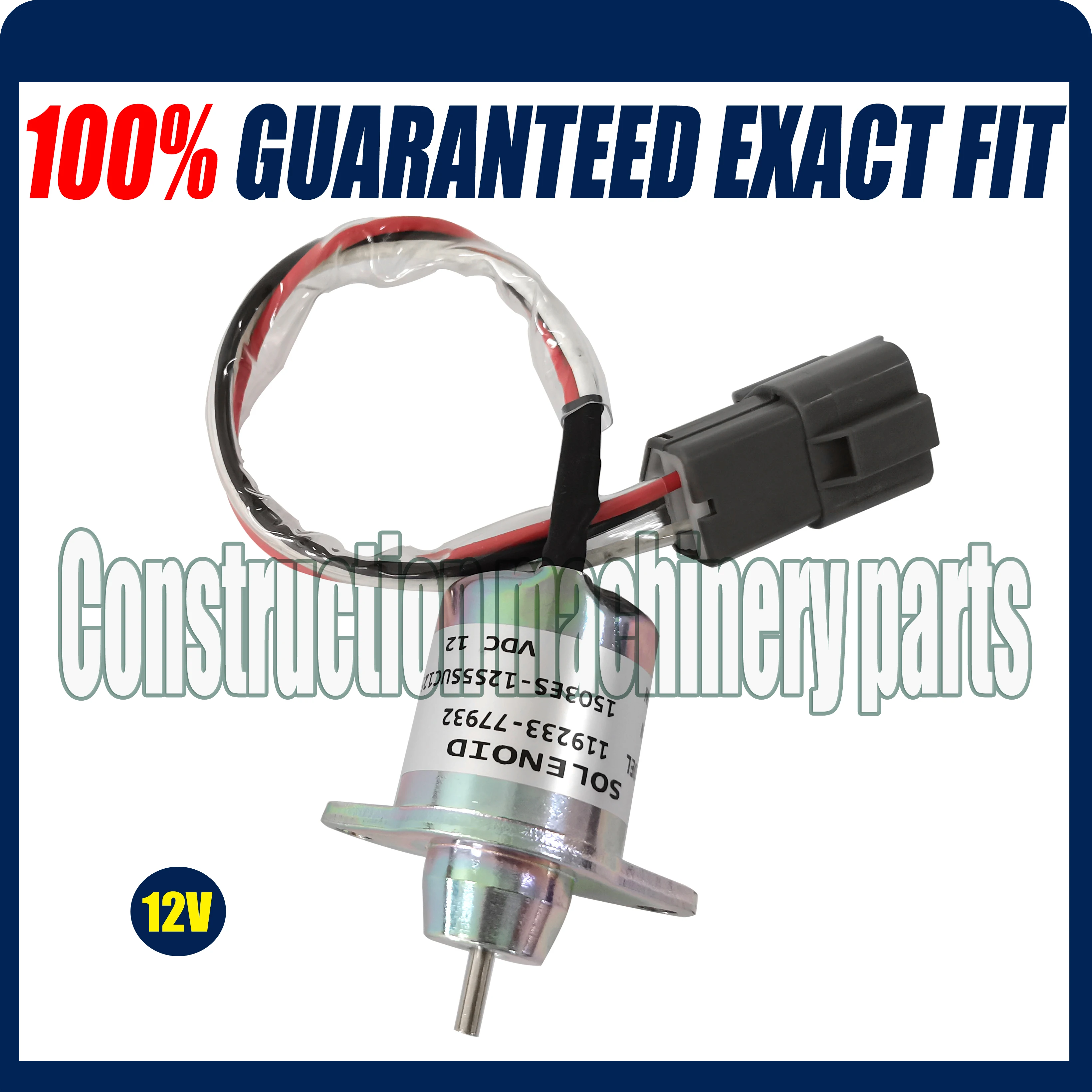 solenoide desligamento desligamento combustivel para yanmar woodward 02