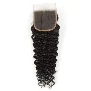 

Rebecca Brazilian Remy Human Hair Closure Water Wave 4x4 Lace Closure Free Shipping 8-20 inch