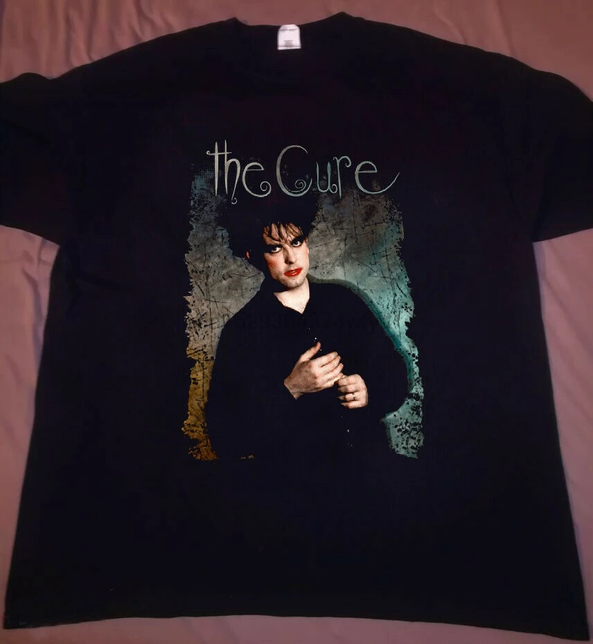 Редкая винтажная черная футболка с принтом The Cure rotor Smith модель 1985 года S