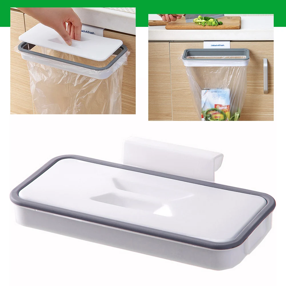Kitchen Garbage Cupboard Door Back Hanging Bag Cabinet Organizer Towel Holders Trash Hanger Storage Shelf | Дом и сад