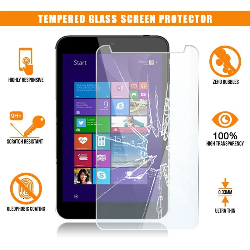 

Screen Protector for Linx 7 Tablet Tempered Glass 9H Premium Scratch Resistant Anti-fingerprint HD Clear Film Cover