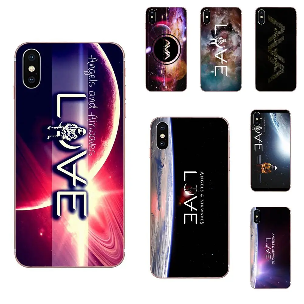Модный чехол для телефона из ТПУ с изображением ангелов и волн iPhone 11 Pro 4 4S 5 5S SE 5C 6 6S