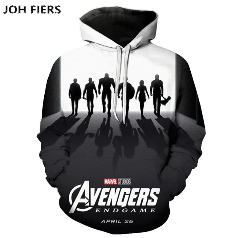 

New Black White Hoodie 2019 Spring Casual Long Sleeve Mens Anime Hoodies Sweatshirts Slim Hoody Sweatshirt Retail wholesale