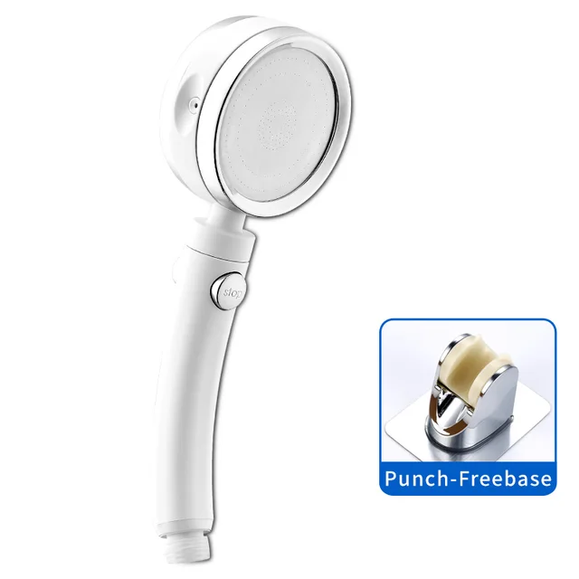 Handheld Shower Head High Pressure 5 Function Adjustable Bath Shower Jets with On/Off Pause Switch Removable Filter with Hose shower head set 8