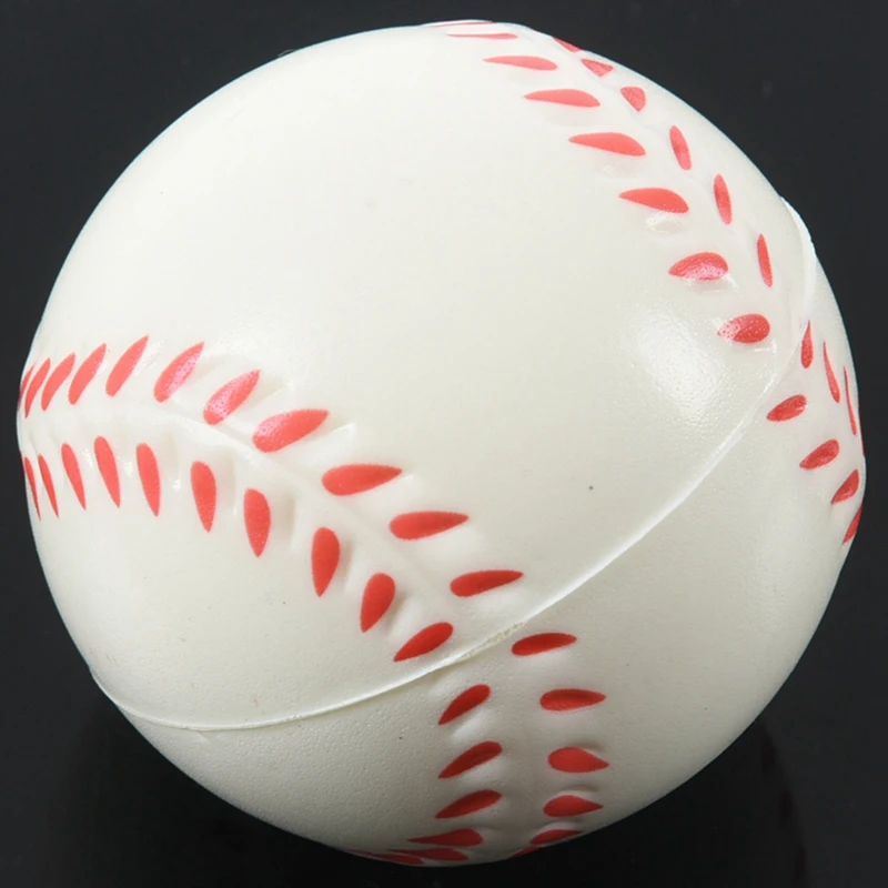 White Baseball Stress Ball