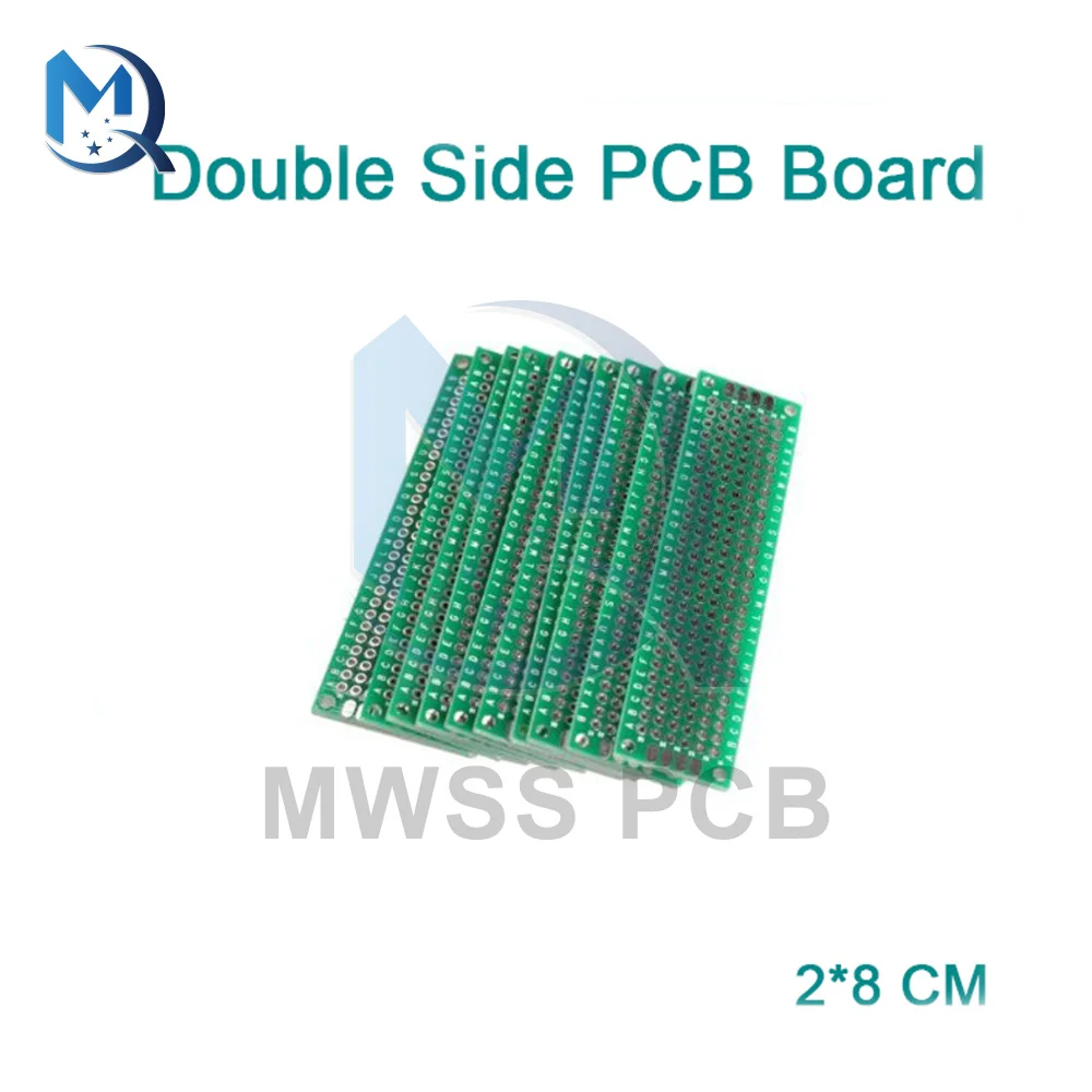 50pcs Double Side Prototype PCB Bread board Tinned Universal 40x60 mm FR4 