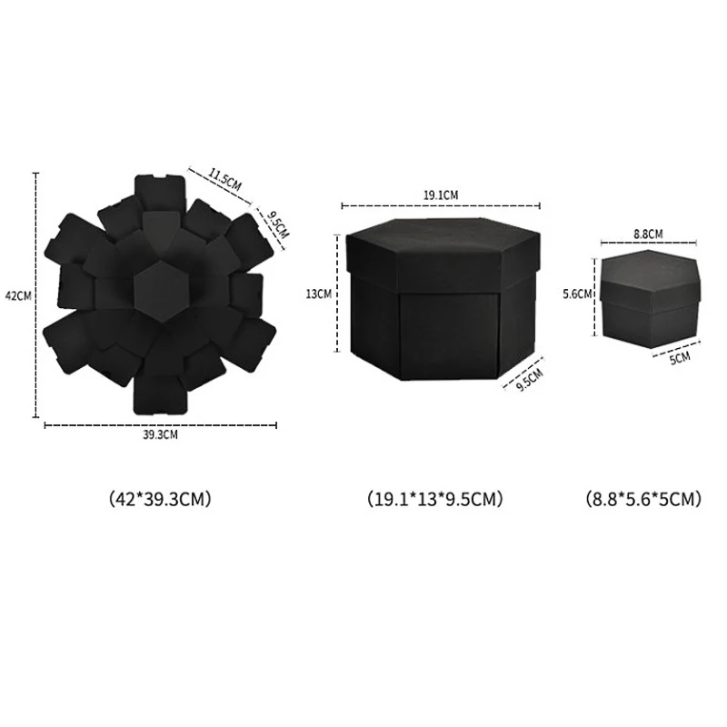 Сюрприз взрыв коробка сюрприз вечерние Любовь цветок коробка на день рождения День Святого Валентина свадьба DIY Фотоальбом подарок на день рождения Юбилей