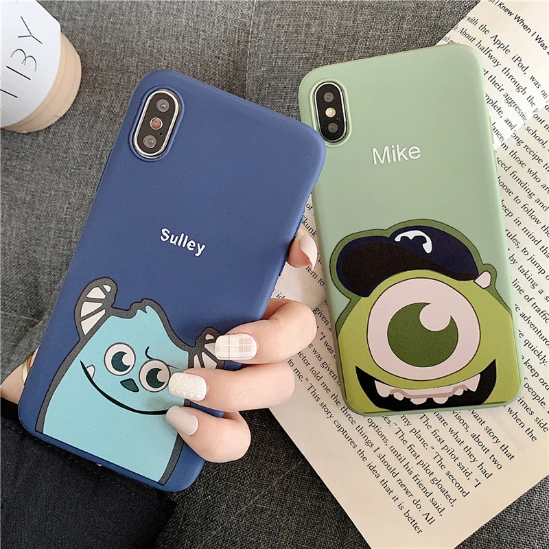 TRISEOLY Мягкий силиконовый чехол для iPhone X 8 6 6s 7 Plus мультфильм Салли бигейе с