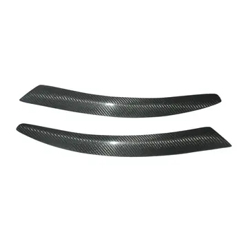 

2Pcs Carbon Fiber Car Headlight Eyebrow Cover Trim Sticker Head Light Lamp Eyelid for A6 C6 2005 2006 2007 2008 2009 2010 2