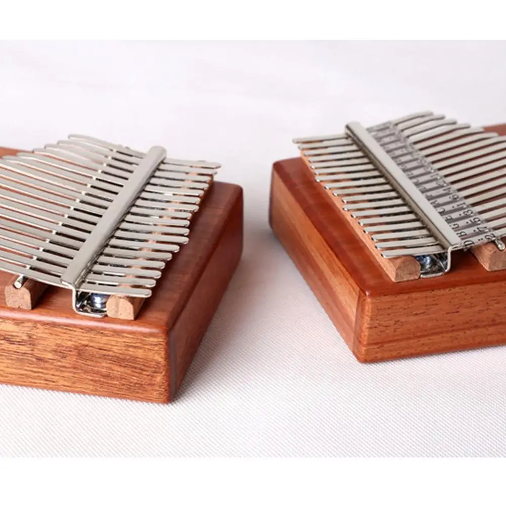 17 клавиш Kalimba Mbira Африканский красное дерево палец пианино деревянная клавиатура перкуссия музыкальный инструмент подарок K-T17M