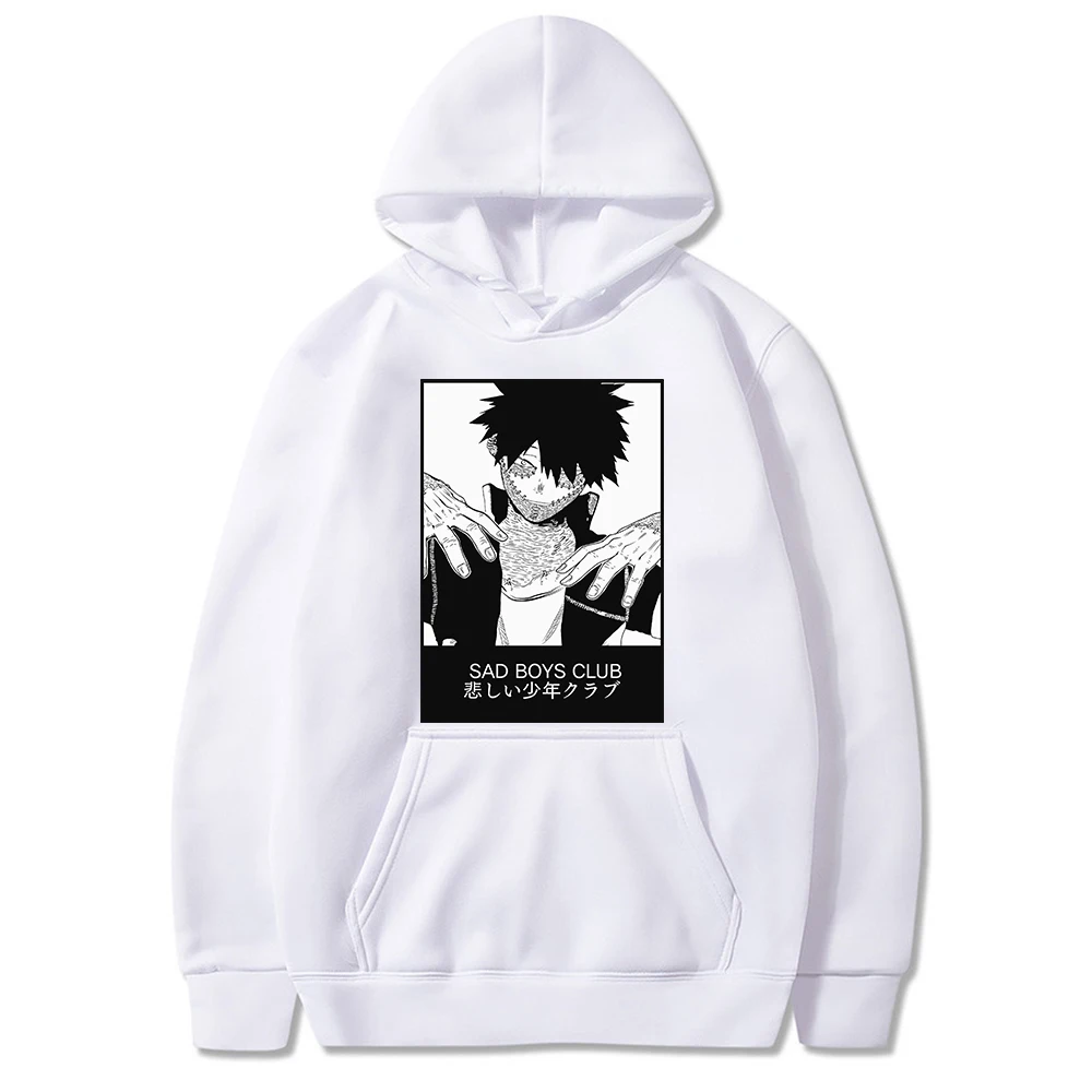 

2020 My Hero Academia Hoodie Anime Men Dabi Sad Boys Printed Hoodie Boku No Hero Academia Long Sleeve Hoodies Harajuku