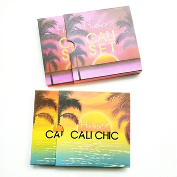 

CALI CHIC 9 Colors Eyeshadow Kit Matte Glitter Eyeshadows Palette Makeup Sunset Shimmer Glitter Shiny Eye Pigment Cosmetics