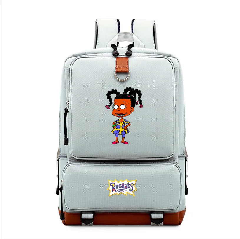 Rugrats в Париже школьная сумка pringting Рюкзак Mochila Студенческая сумка на плечо дорожная сумка для ноутбука рюкзак для подростков - Цвет: ff