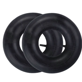 

2 PCS 13 x 5.00-6 inch Heavy Duty Inner Tube with TR-13 Straight Valve Stem - for Wheelbarrows, Mowers, Hand Trucks