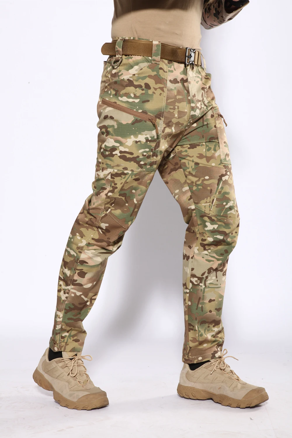 Военные тактические брюки карго для мужчин спецназ армейские боевые брюки SWAT водонепроницаемые большие с карманами хлопковые брюки размера плюс