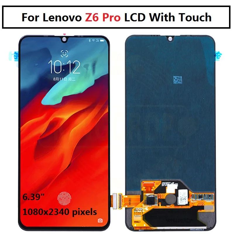 Тестовый ЖК-дисплей для lenovo Z6 PRO дисплей сенсорный экран дигитайзер панель Замена для lenovo Z6Pro ЖК-дисплей без рамки экран