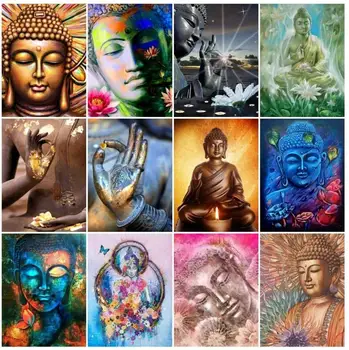 

religious diamond painting full round buddha mosaic art picture embroidery cross stitch rhinestones picture puzzle wall decor
