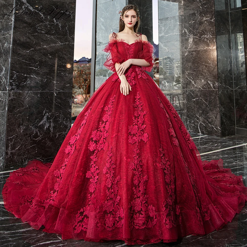 Vestido boda rojo Clearance