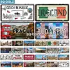 [SQ-DGLZ] Europe City License Plate Metal Sign Vintage Plaque Tin Sign Wall Decor For Bar Country Ireland/Paris/Prague Poster ► Photo 1/6