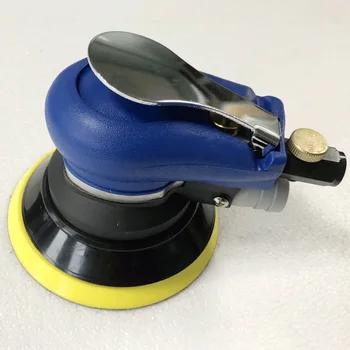 

5inch Impulse Pneumatic 6-hole Matte Surface Air Sander Grinding Polishing Machine 1/4 JP Air Inlet CLH@8