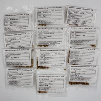 

Brass Nut Hot Melt Inserts Combination Suit M2 M3 SL-type Double Twill Knurled Injection Brass Nut suit