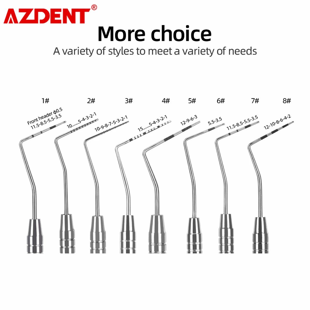 Kit Sonda Endodontica E Parodontale 9 Pezzi – Strumenti Diagnostici In Acciaio Inox Per Dentisti