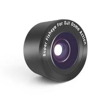 

For DJI OSMO ACTION Fish Eye Lens, Underwater Action Camera External Optical Glass Lenses Accessories