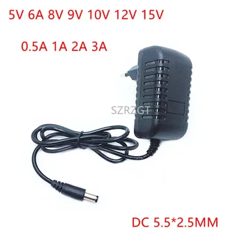 

AC 110-240V DC 5V 6V 8V 9V 10V 12V 15V 0.5 1A 2A 3A Universal Power Adapter Supply Charger adapter Eu Us for LED light strips