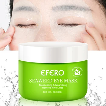 

efero Seaweed Collagen Crystal Eye Mask Moisturizing Patches Remove Dark Circle Hydrogel Gel Patches for Eye Care Masks Pads