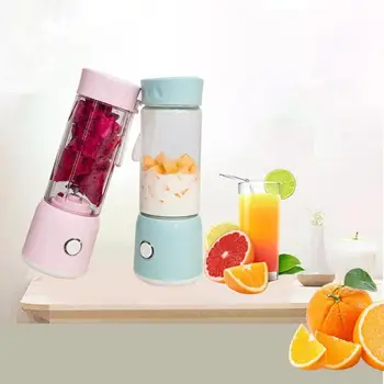 

Mini USB Rechargeable Excellent PP and Stainless Steel Juice Maker Machine Food Milkshake Multifunction Blender 27X11.5X11.5cm