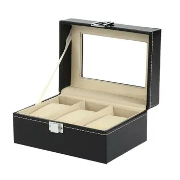 

New Fashion 12 Slot Watch Box Display Case Organizer Cushion Storage Box WristWatch Bracelet
