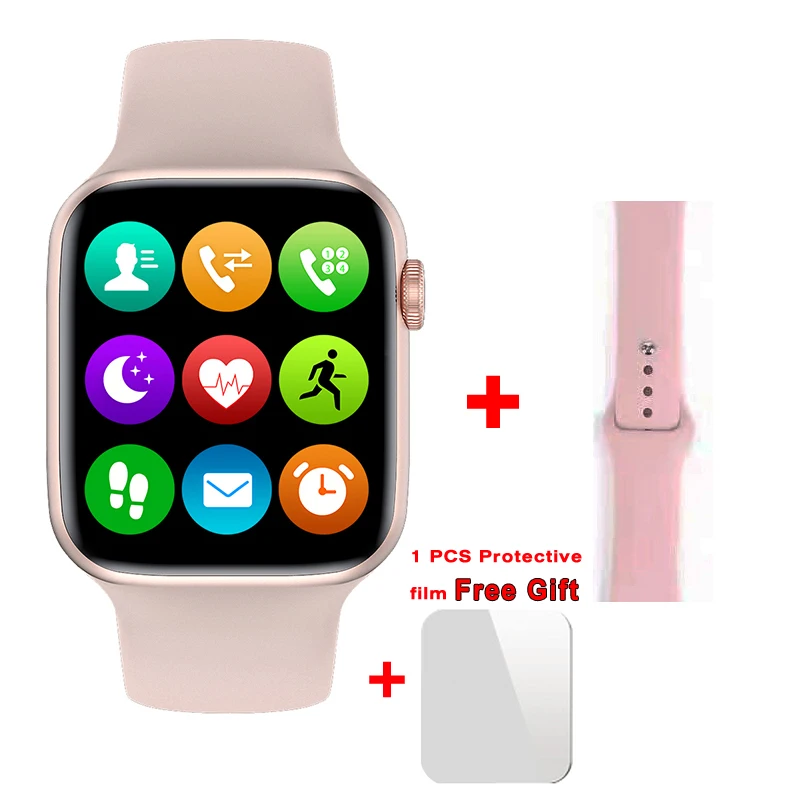 EnohpLX Original W27 Pro W17 Pro Full Screen Smart Watch 44MM Men W27 Smartwatch With Password Split IWO 16 PK DT7 plus X8 Max 