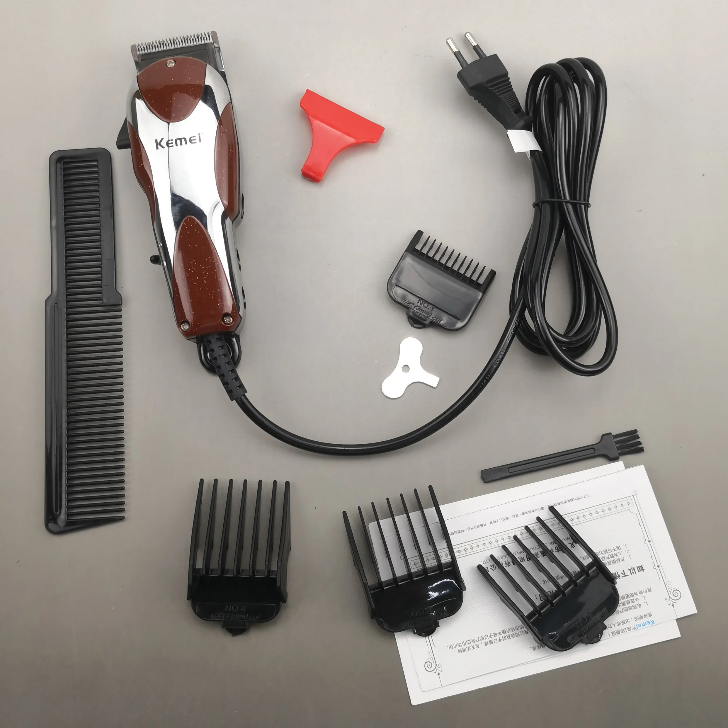Напряжение 220 v-240 v, Профессиональная Парикмахерская Машинка для стрижки волос, электрическая машина для резки волос, комплект для стрижки, совместимый с wahl