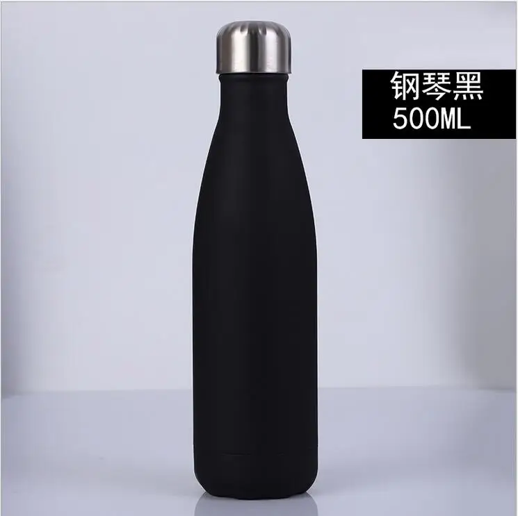 GH 500 мл вакуумная колба с двойными стенками, бутылка для воды из нержавеющей стали, колы, бутылка для воды, пива, термос для спортивной бутылки, бутылки для воды - Цвет: 3