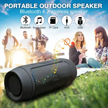 

Mini USB Bluetooth Speaker Wireless Outdoor Stereo Bass Loudspeaker FM Radio PUO88