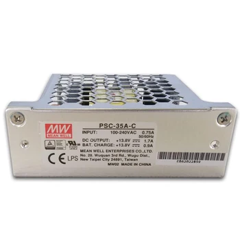 

MEAN WELL PSC-35A-C 35W Switching Power Supply 13.8V 13.8V DC 1.7A 0.9A enclosed type with Battery Charger(UPS function)