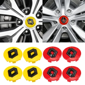 

4pcs Outer diameter 57mm Car Wheel Center Hub Caps Logo Badge Emblem for Renault koleos duster megane 2 logan clio Accessories