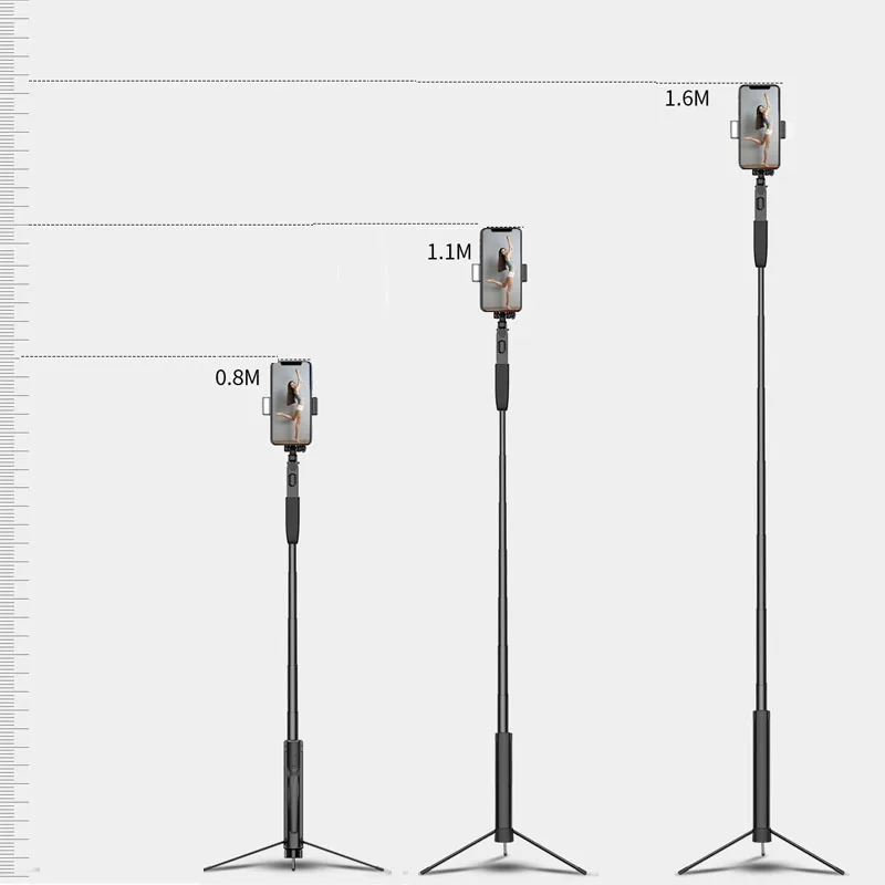 Штатив для селфи-палка светодиодный ручной Стабилизатор Steadicam 5 в 1 для iPhone X 8 Android смартфон VS Gimbal