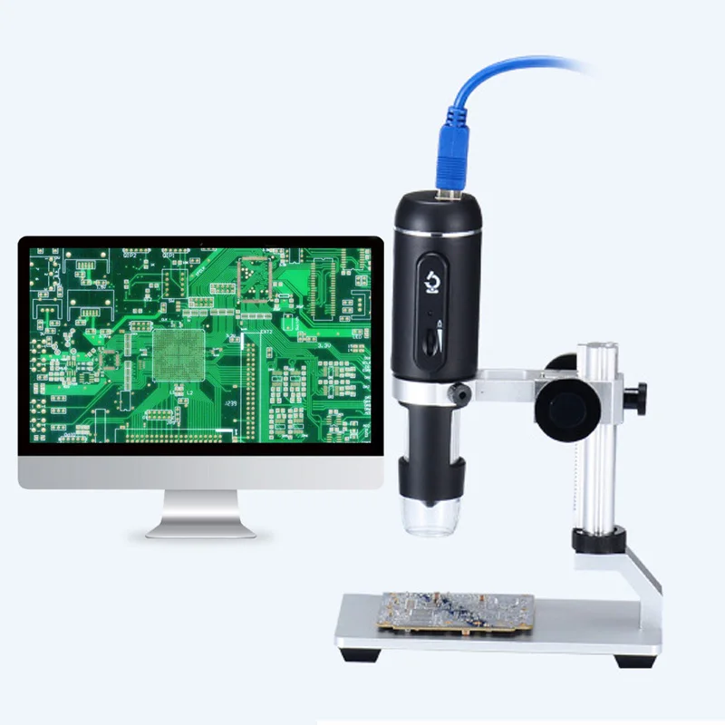 Профессиональный 1000X USB 3,0 цифровой микроскоп 5MP зум HD камера микроскоп цифровой портативный с держателем для ремонта мобильного телефона