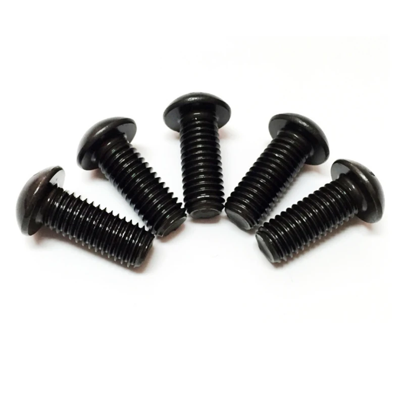 M5x8mm болт с шестигранной головкой черный 50 шт