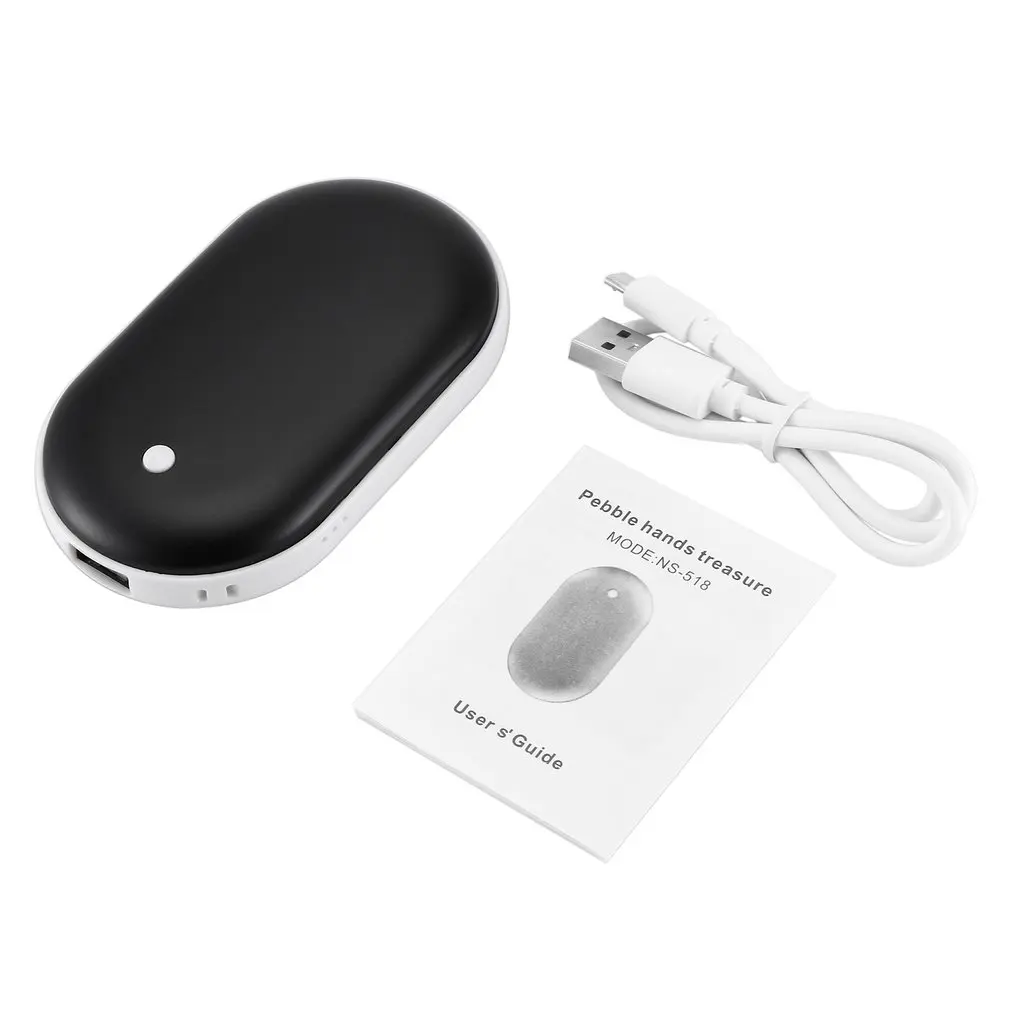 4000/8000 мАч милый USB Перезаряжаемый СВЕТОДИОДНЫЙ Электрический подогреватель для рук, удобный долговечный Мини карманный нагреватель для дома