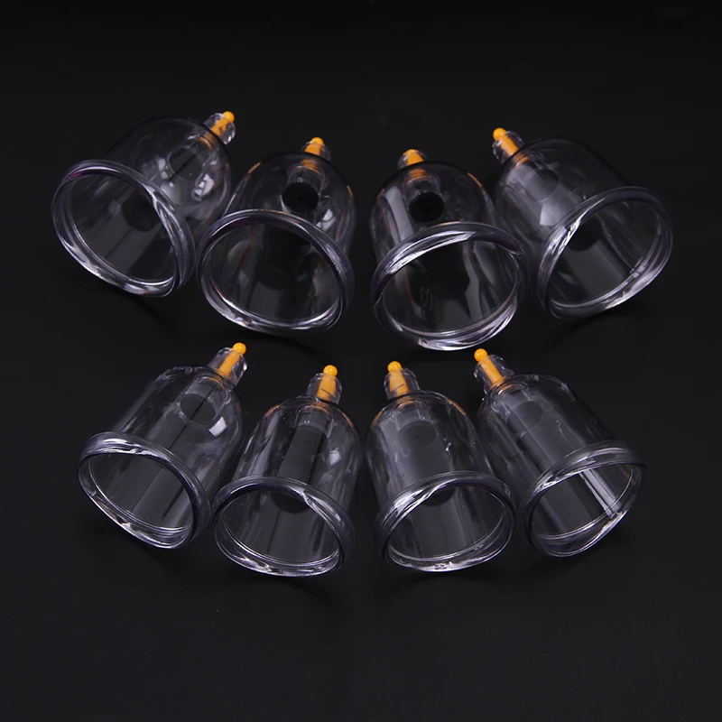 Vacuum Cupping body Massager ventosa Suction Cups jar Set plastic vacuum suction therapy cupping set cans for massage 2