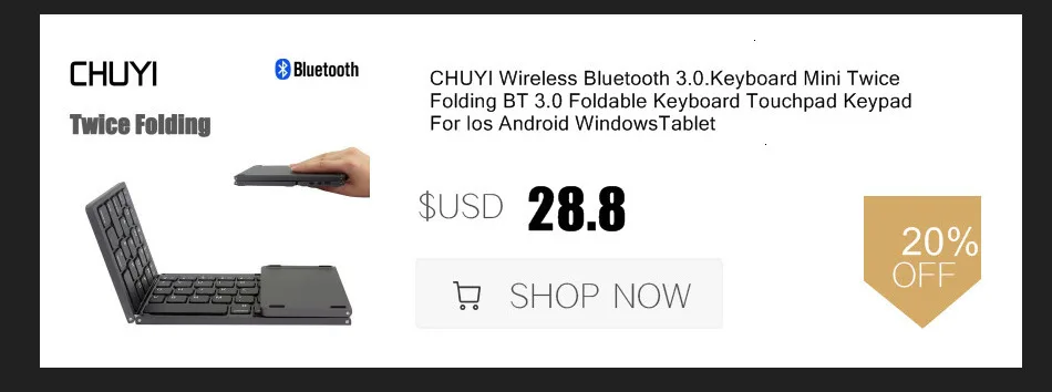 CHUYI для Ipad Bluetooth клавиатура беспроводная клавиатура мини ультра тонкий мультимедиа Teclado для Ipad IOS Android планшет смартфон
