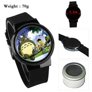

My Neighbor Totoro Anime Boys Girls Watch Waterproof LED Touch Screen Wrist Watches Watch Student Gift