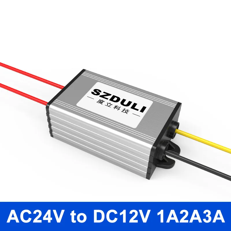 AC24V к DC12V AC DC понижающий преобразователь питания AC15 ~ 36V трансформатор модуль CE RoHS |