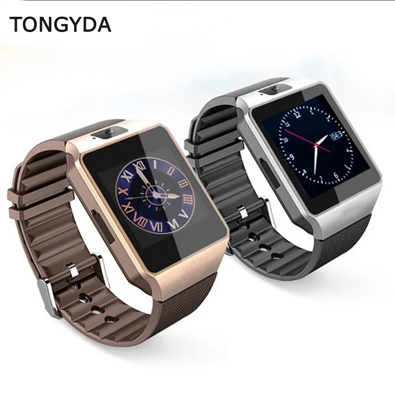 Умные часы TONGYDA DZ09 с сенсорным экраном поддержка TF Sim-карта камера Bluetooth Смарт-часы