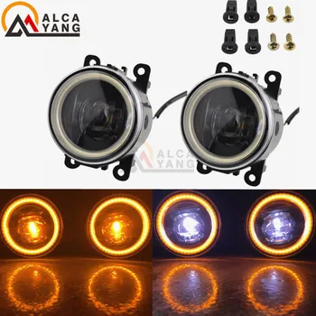 

For Fiat Punto Evo Car 4000LM H11 LED Fog Light Lens Angel Eye Daytime Running Light DRL 12V 2009 2010 2011 2012