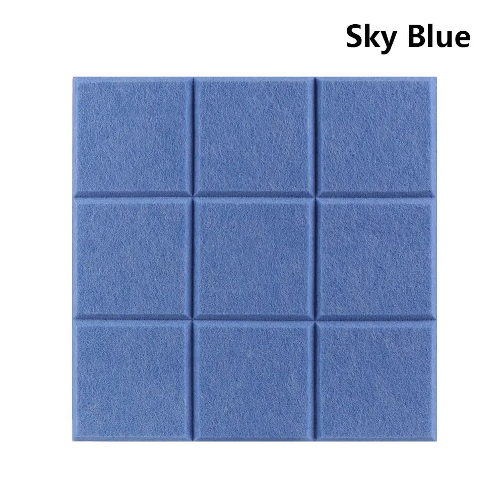 Sky Blue Красочные скандинавские фетровые буквы доска для заметок для дома и офиса доска для планирования расписания Фото Дисплей настенные украшения - Цвет: Sky Blue
