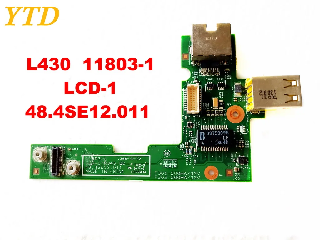 Для lenovo L430 USB плата L430 11803-1 LCD-1 48.4SE12.011 протестирована хорошая