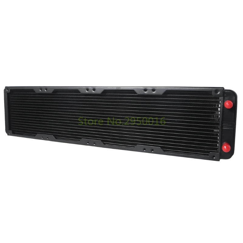 Dissipador de Calor Refrigerando Líquido do Permutador de Calor de Alumínio da Tubulação 18 do Radiador de Água de 360 480 mm para o Sistema Fresco da Água do pc da Cpu